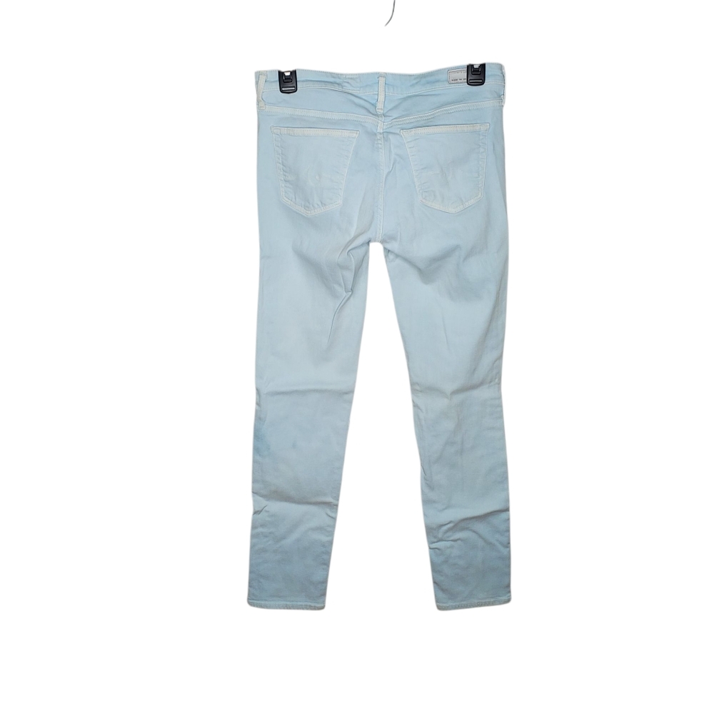 AG Adriano Goldschmied The Stilt Cigarette Leg Jeans Light Wash 28R Feminine - Picture 9 of 10